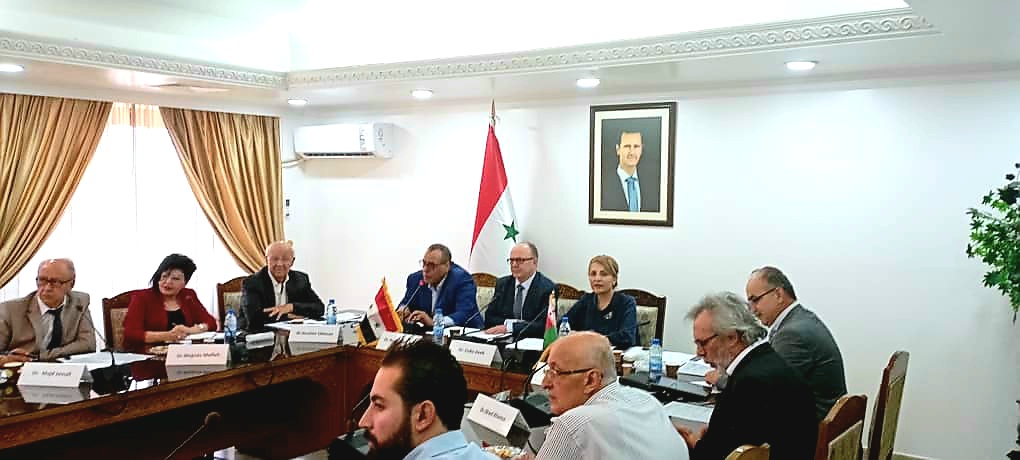اجتماع اللجنة المشتركة السورية البيلاروسية للتعاون في المجال العلمي والتقاني . 