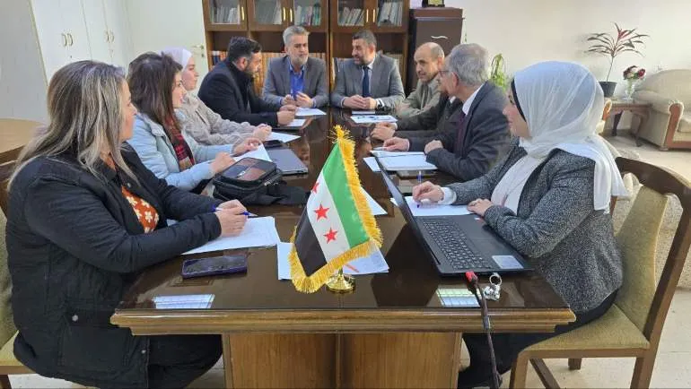 مناقشة آليات العمل المقترحة لدمج المعاهد الصحية والطبية؛ بهدف تطوير المنظومة الصحية في سورية