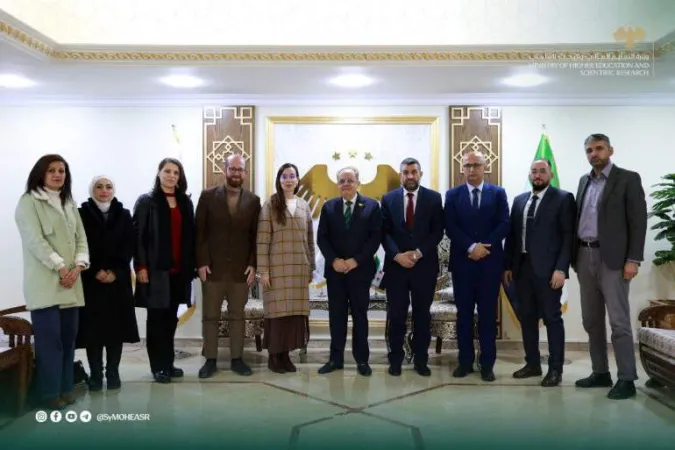 في إطار تعزيز الشراكات مع المنظمات الداعمة للتعليم ..لقاء مع مديرة برامج منظمة "بهار" وفريق من الباحثين