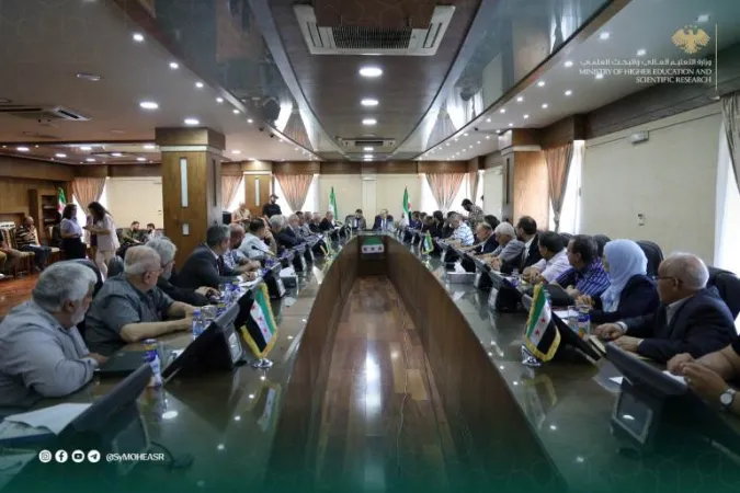 انعقاد مجلس جامعة حمص برئاسة وزير التعليم العالي والبحث العلمي وحضور محافظ حمص