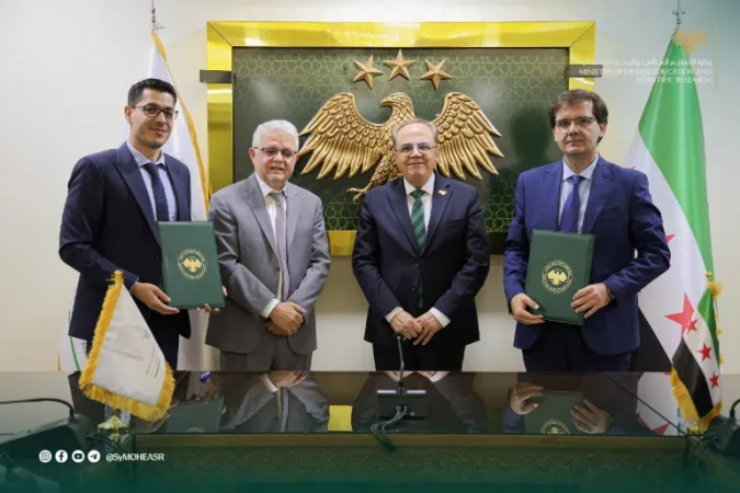 توقيع مذكرة تفاهم بين وزارة التعليم العالي والجمعية الطبية السورية الأمريكية (سامز)  لإعادة تفعيل زراعة نقي العظم والخلايا الجذعية للأطفال.