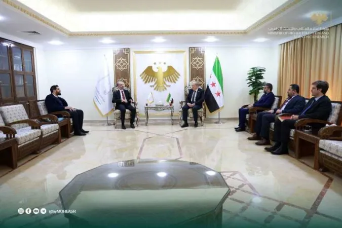 تعزيز التعاون في مجالات التأهيل والتدريب وتطوير الكوادر البشرية..محاور لقاء وزير التعليم العالي مع رئيس هيئة المنافذ البرية والبحرية.