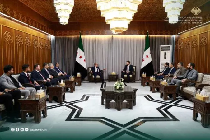 وزير التعليم العالي يزور محافظ حماة ،لبحث واقع القطاع التعليمي وتعزيز التعاون المؤسساتي.