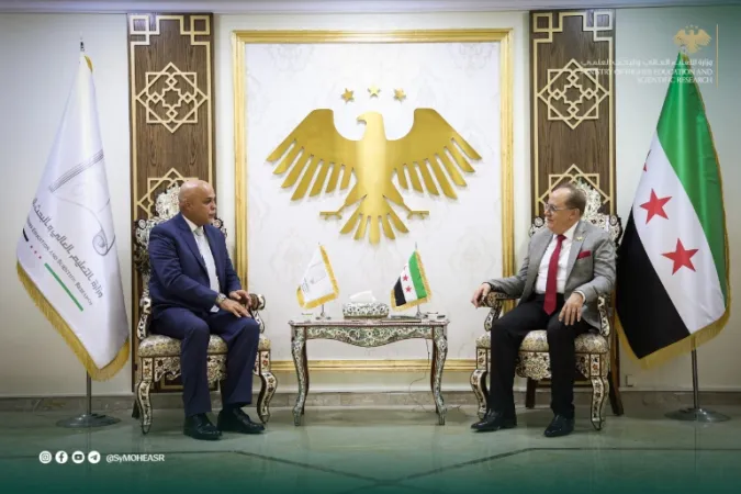 بحث تعزيز التعاون السوري الأردني في الاعتماد وضمان الجودة بالتعليم العالي