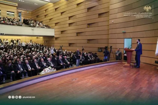 بحضور وزير التعليم العالي والبحث العلمي، أقيمت ندوة علمية  بعنوان: "التوحد في سورية 2026 من الأزمة إلى الرعاية الشاملة"