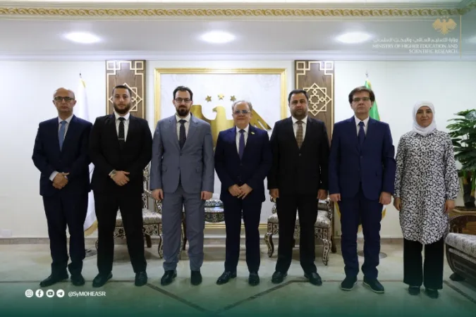 أبرز محاور لقاء وزير التعليم العالي والبحث العلمي مع مدير الشؤون التركية ودول البلقان في وزارة الخارجية والمغتربين.