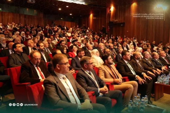 انطلاق فعاليات الملتقى الصيدلاني العلمي السوري بحضور وزير التعليم العالي والبحث العلمي.