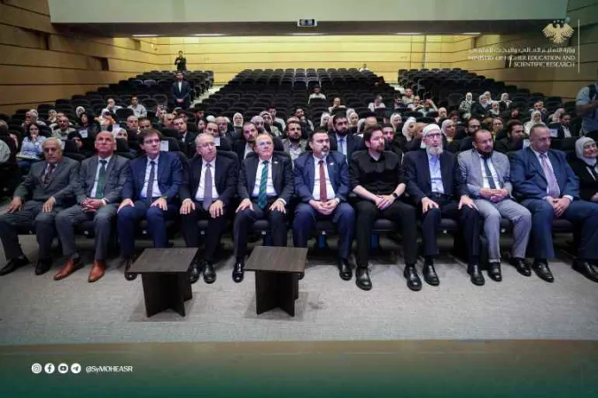 وزير التعليم العالي والبحث العلمي يفتتح ورشة تطوير برامج التأهيل التربوي بجامعة دمشق