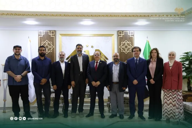 وزير التعليم العالي يبحث مع أطباء سوريين في الخارج دعم الصحة النفسية للأطفال والتعاون الأكاديمي
