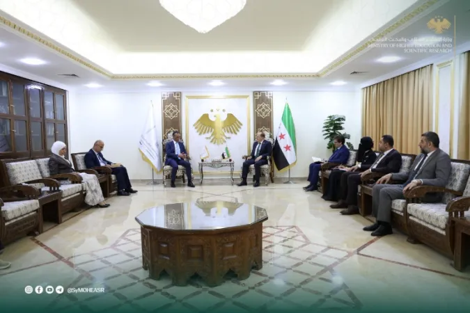 تعزيز التعاون الأكاديمي بين سورية والمغرب في مجالات المنح والتبادل العلمي.