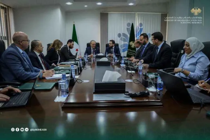 اجتماعٌ مشترك بحضور وزير التعليم العالي  ووزير التنمية الإدارية لإقرار  الهيكل التنظيمي لوزارة التعليم العالي.