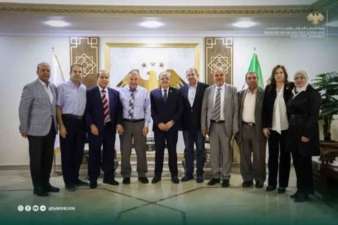 وزير التعليم العالي والبحث العلمي  يبحث مع الدكتور "صلاح شيخة" التحضيرات النهائية لمؤتمر "فاغوس" العلمي.