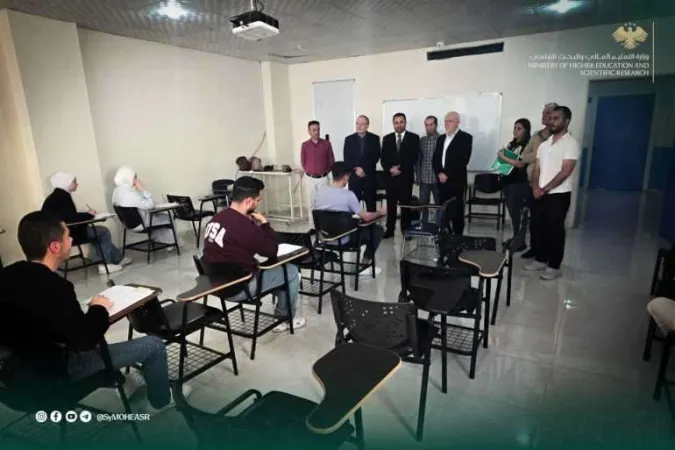 جولة تفقدية بجامعة الحواش الخاصةو الاطلاع على سير الامتحانات.