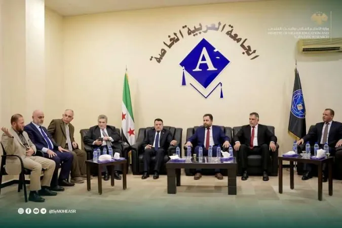 برعاية وزير التعليم العالي  تخريج الدفعة الرابعة عشرة في الجامعة العربية الخاصة للعلوم والتكنولوجيا.