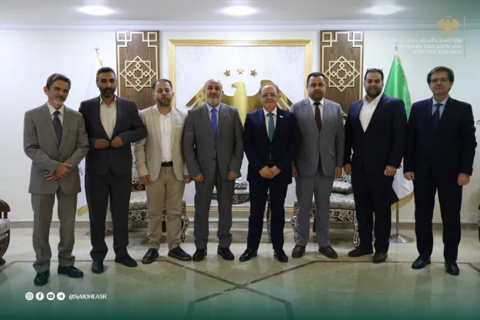 وزير التعليم العالي  يلتقي عدداً من أعضاء مجلس الشعب عن محافظة القنيطرة.