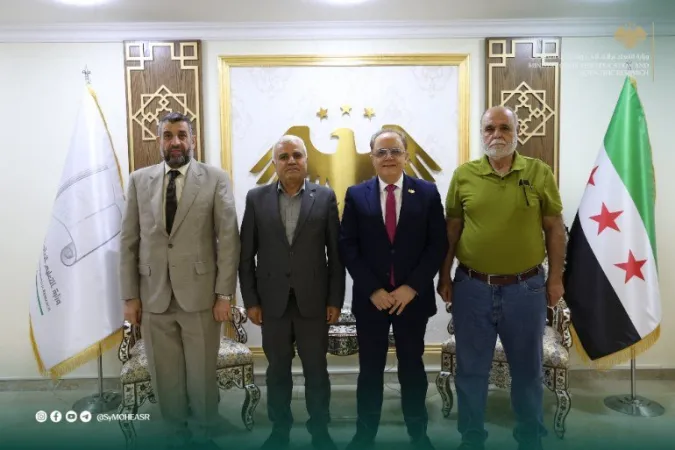 وزير التعليم العالي يبحث مع نقابة المهندسين الزراعيين نوعية القبول في كليات الهندسة الزراعية والمعاهد التقانية الزراعية في الجامعات 