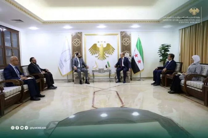 بحث أوضاع الطلبة السوريين وتعزيز التعاون الأكاديمي والعلمي بين سورية ولبنان.