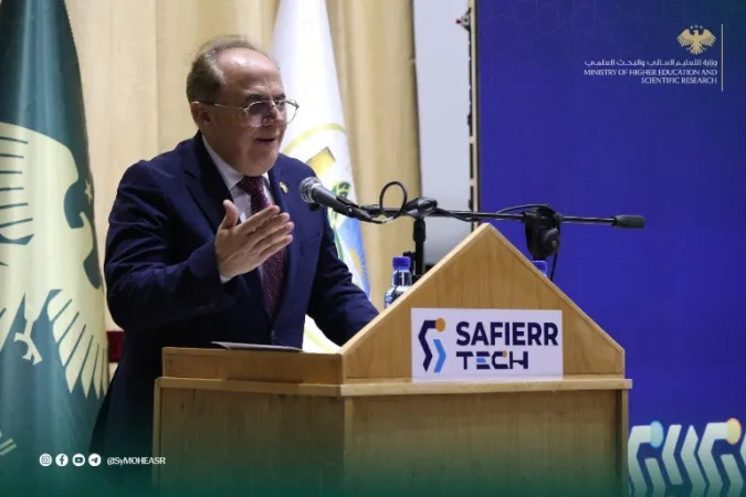 افتتاح مؤتمر «سفير تك» في جامعة اللاذقية برعاية وزارة التعليم العالي، وبالتعاون مع وزارة الاتصالات.