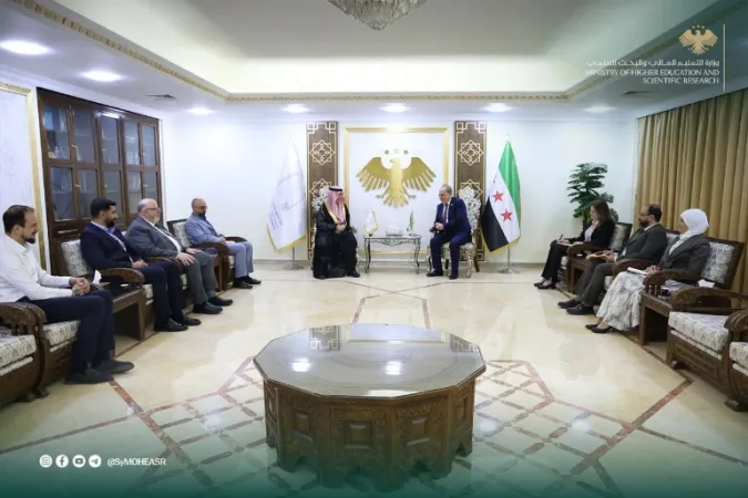 بحث آفاق التعاون في تأهيل المشافي الجامعية والتعليم والتدريب الطبي بين وزير التعليم العالي  والرئيس التنفيذي لشركة «إنترهيلث كندا».