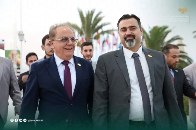وزير التعليم العالي والبحث العلمي يتفقد  أجنحة معرض دمشق الدولي في دورته الـ63.