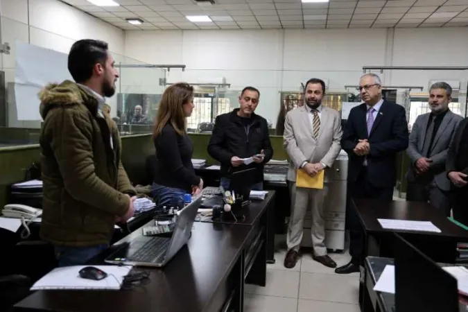 جولة لمعاون وزير التعليم العالي لشؤون التعليم الخاص  في جامعة الشام الخاصة.