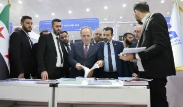 جولة موسعة في جناح الوزارة وأجنحة الجهات المشاركة ضمن معرض دمشق الدولي للكتاب