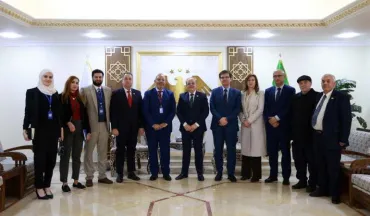 وزير التعليم العالي والبحث العلمي  يلتقي وفد منظمة العمل الدولية برئاسة  المدير القطري للمنظمة