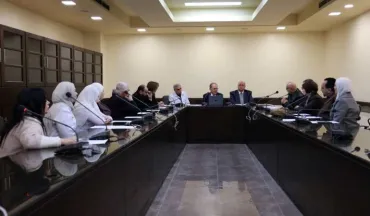 وزير التعليم العالي الدكتور مروان الحلبي يناقش مع مجلس إدارة مشفى التوليد الجامعي بدمشق واقع الخدمات الطبية والتحديات الأكاديمية