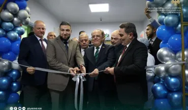 وزير التعليم العالي والبحث العلمي  يفتتح قسم القثطرة القلبية والتداخلية الوعائية في مستشفى حمص الجامعي