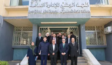 وزير التعليم العالي والبحث العلمي يُجري جولة تفقدية في المعهد الوطني للإدارة العامة (INA)