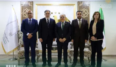 وزير التعليم العالي والبحث العلمي  يبحث مع القائم بأعمال السفارة السورية في روما، سبل التعاون في تعزيز دور الجامعات السورية في إيطاليا.