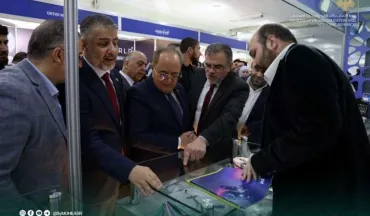 على هامش فعاليات الأسبوع العلمي الدولي الأول في جامعة حلب،وزير التعليم العالي  يفتتح عدداً من المعارض التخصصية.
