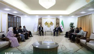 وزير التعليم العالي والبحث العلمي الدكتور مروان الحلبي يلتقي ممثلي الطلبة السوريين في لبنان.
