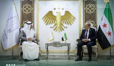 وزير التعليم العالي الدكتور مروان الحلبي يستقبل الأمير حسن الأطرش، أمير جبل العرب.