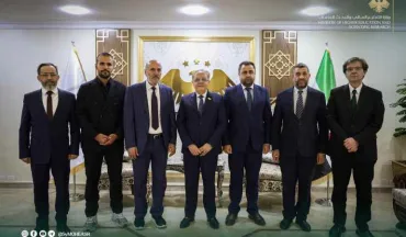 وزير التعليم العالي والبحث العلمي  يبحث مع نائب رئيس مجلس أمناء جامعة اليرموك مشاريع توسعة في جامعة اليرموك الخاصة.