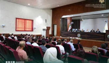 لقاء وزير التعليم العالي مع عمداء الكليات في الحسكة لمناقشة واقع التعليم الجامعي في المحافظة.