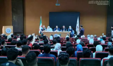 جولة تفقدية لمعاون وزير التعليم العالي لشؤون الجامعات الخاصة، في جامعة الرشيد الخاصة.