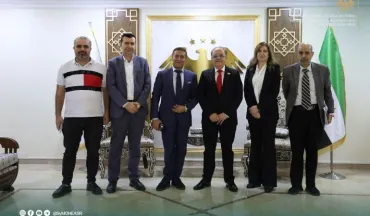 وزير التعليم العالي  يستقبل منسّق برامج زراعة الأعضاء في كلية الطب البشري بجامعة أنطاكية.
