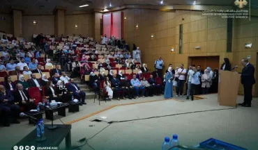 وزير التعليم العالي يفتتح المؤتمر السوري الأول للعلوم الطبية الحيوية في جامعة دمشق.