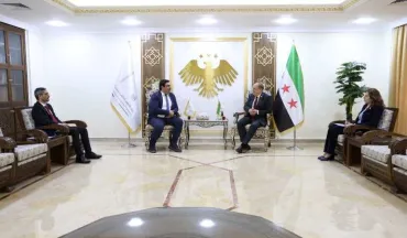 لقاء وزير التعليم العالي والبحث العلمي  ورئيس الجمعية العربية الأوروبية لطب العيون.