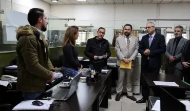 جولة لمعاون وزير التعليم العالي لشؤون التعليم الخاص  في جامعة الشام الخاصة.